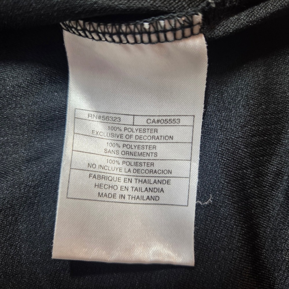 Jordan Mens Long Sleeve Mesh Shooting Shirt Black Grey Jumpman Large RN56323 - Picture 6 of 7